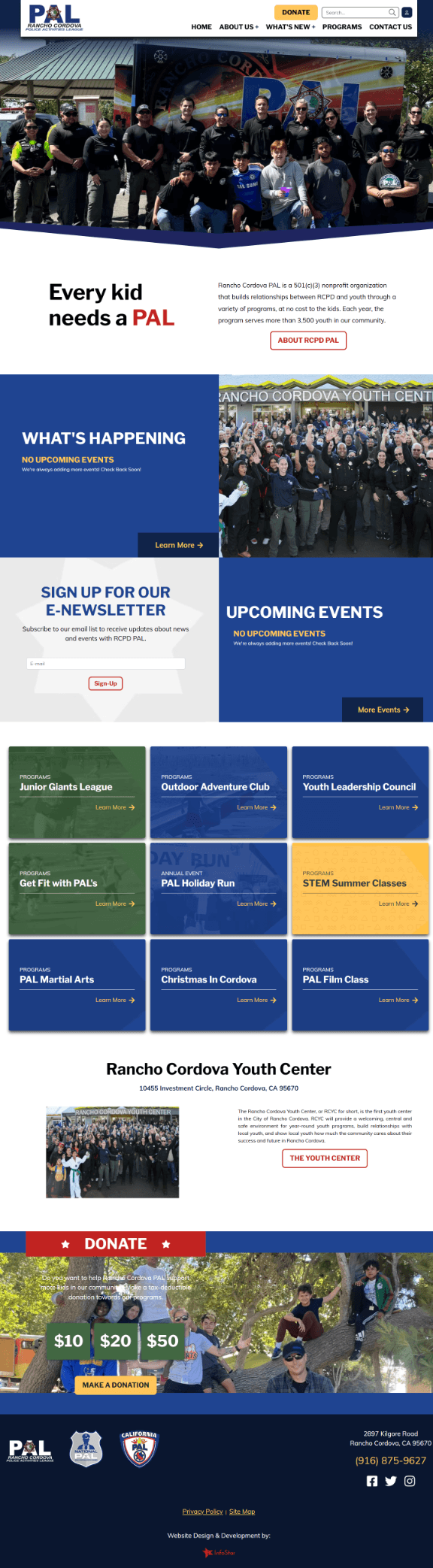 RCPD PAL website designed by InfoStar Productions LLC.